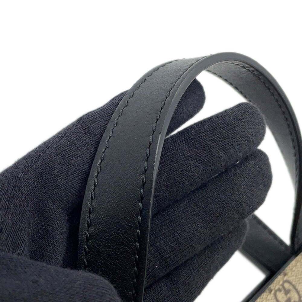 GUCCI Black Leather Tote Bag - Picture 10 of 15